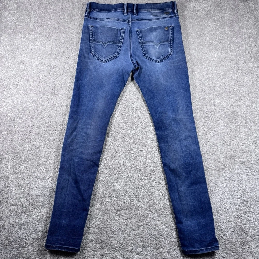 Diesel Jeans Mens 29x32 Blue TEPPHAR Slim Carrot Stretch Denim Made in Italy‎